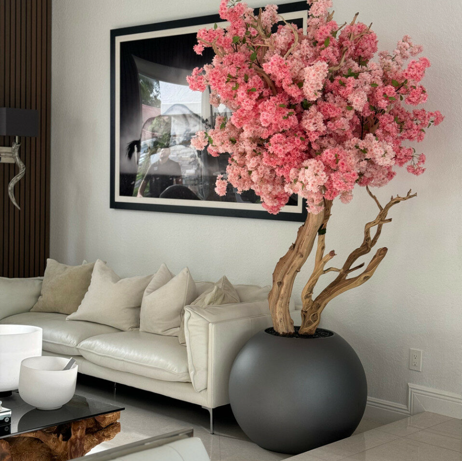 Bonsái artificial grande Lirius con la maceta incluida