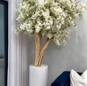 Bonsái artificial grande Glinger con la maceta incluida