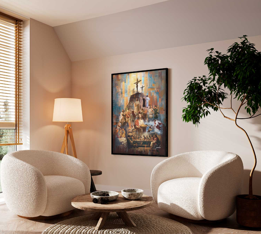 Cuadro "El legado de Cristo"