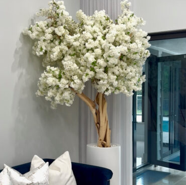 Bonsái artificial grande Glinger con la maceta incluida