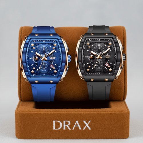 2 Relojes Linx (1 Azul y 1 Negro)