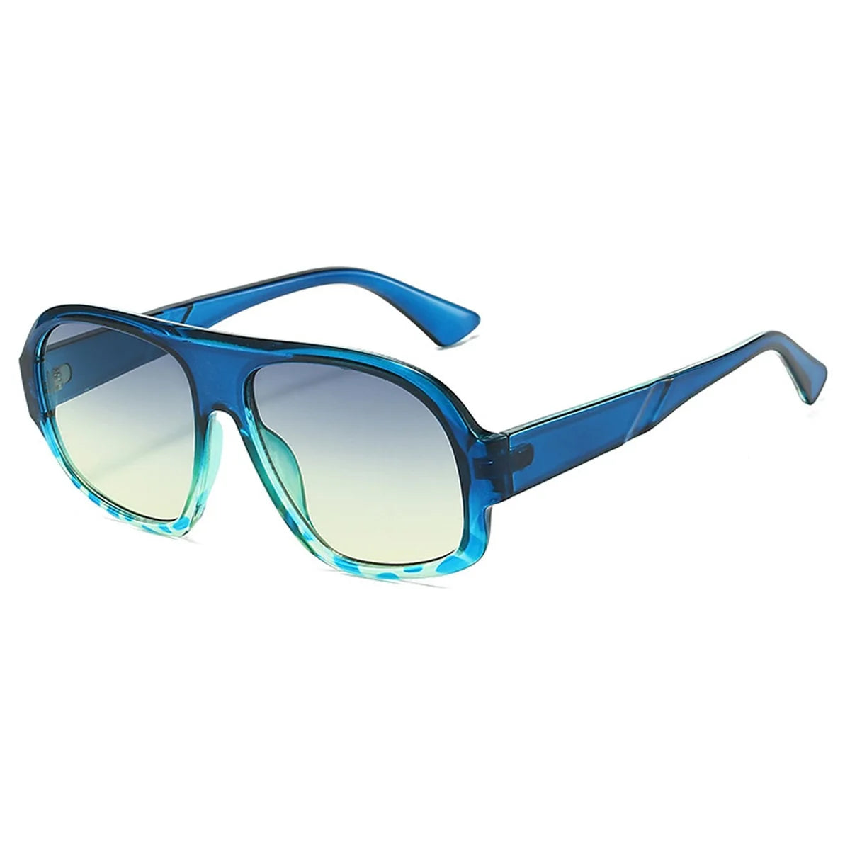 Ins Popular moda cuadrado mujeres gafas de sol gradiente marco Vintage Punk hombres tendencia tonos UV400 gafas de sol