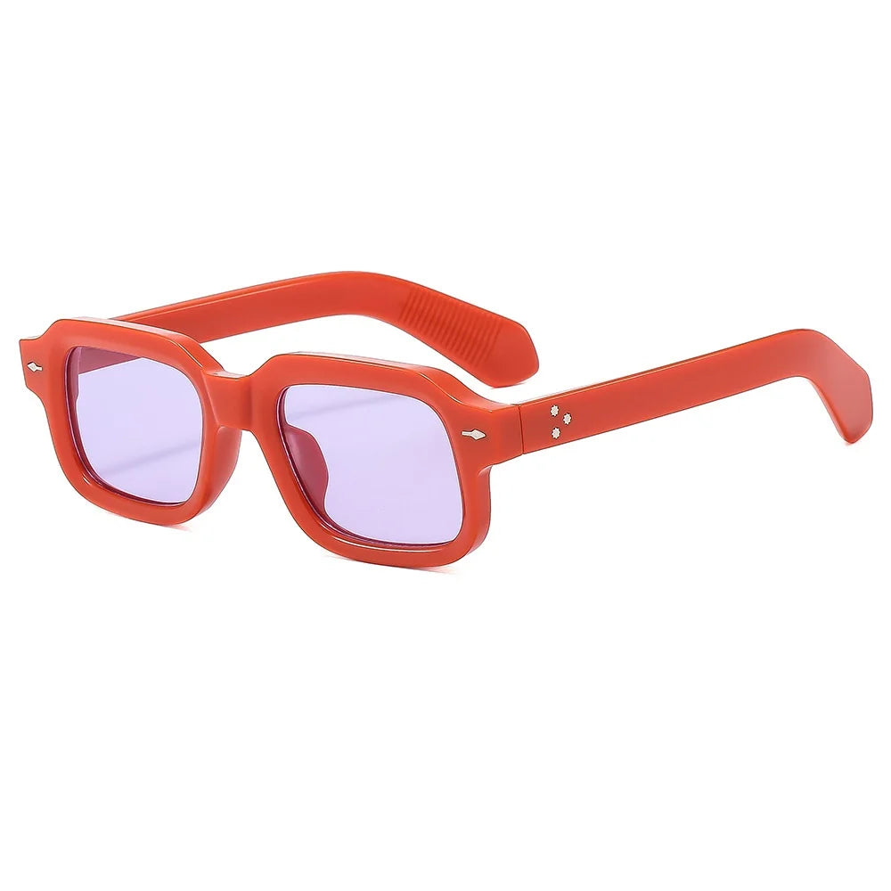 Gafas De Sol cuadradas para mujer, Gafas De Sol transparentes para hombre, Gafas De Sol para viajes y vacaciones, Gafas De Sol Retro Vintage UV400 Lunette Soleil Femme Gafas De Sol