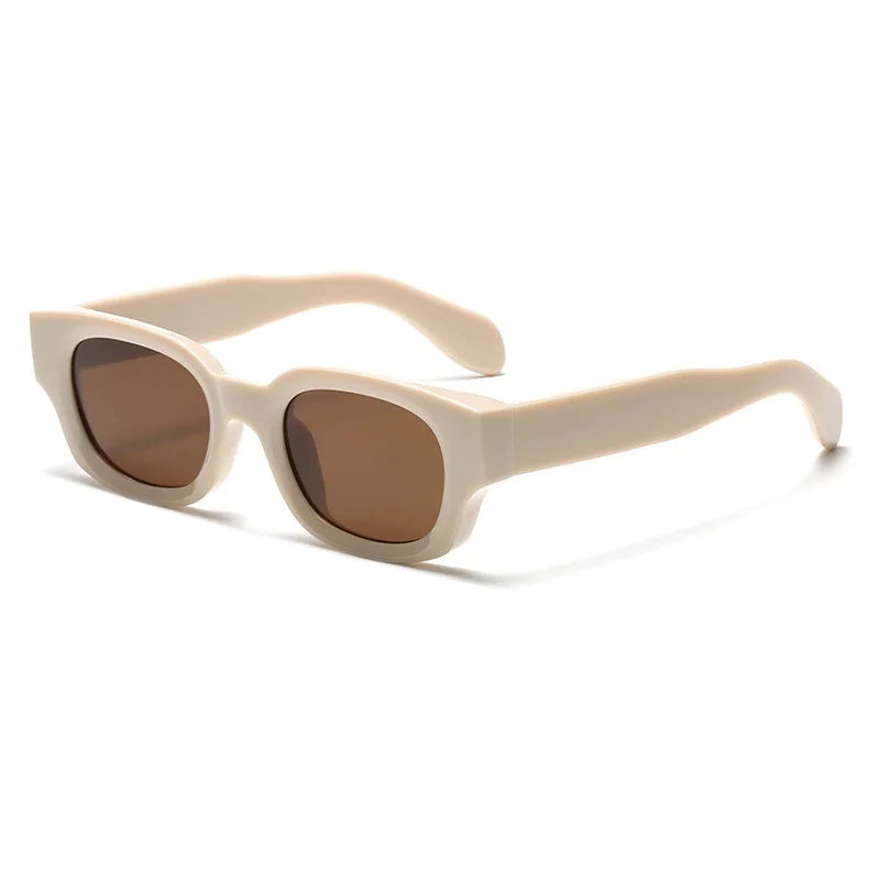Ins Popular moda cuadrado Color caramelo gafas de sol mujeres Retro Punk azul verde tonos UV400 hombres gafas de sol de tendencia