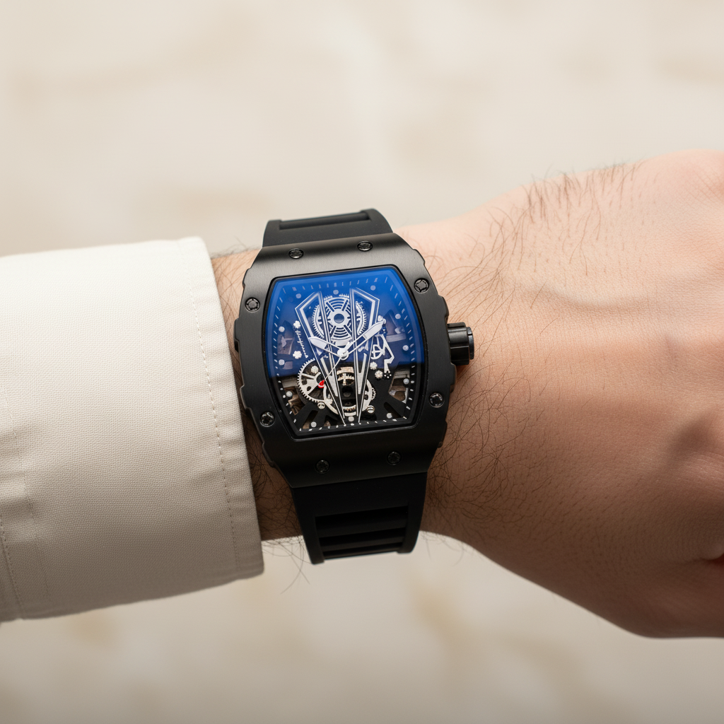 2 Relojes Hasper (1 Negro y 1 Dorado)