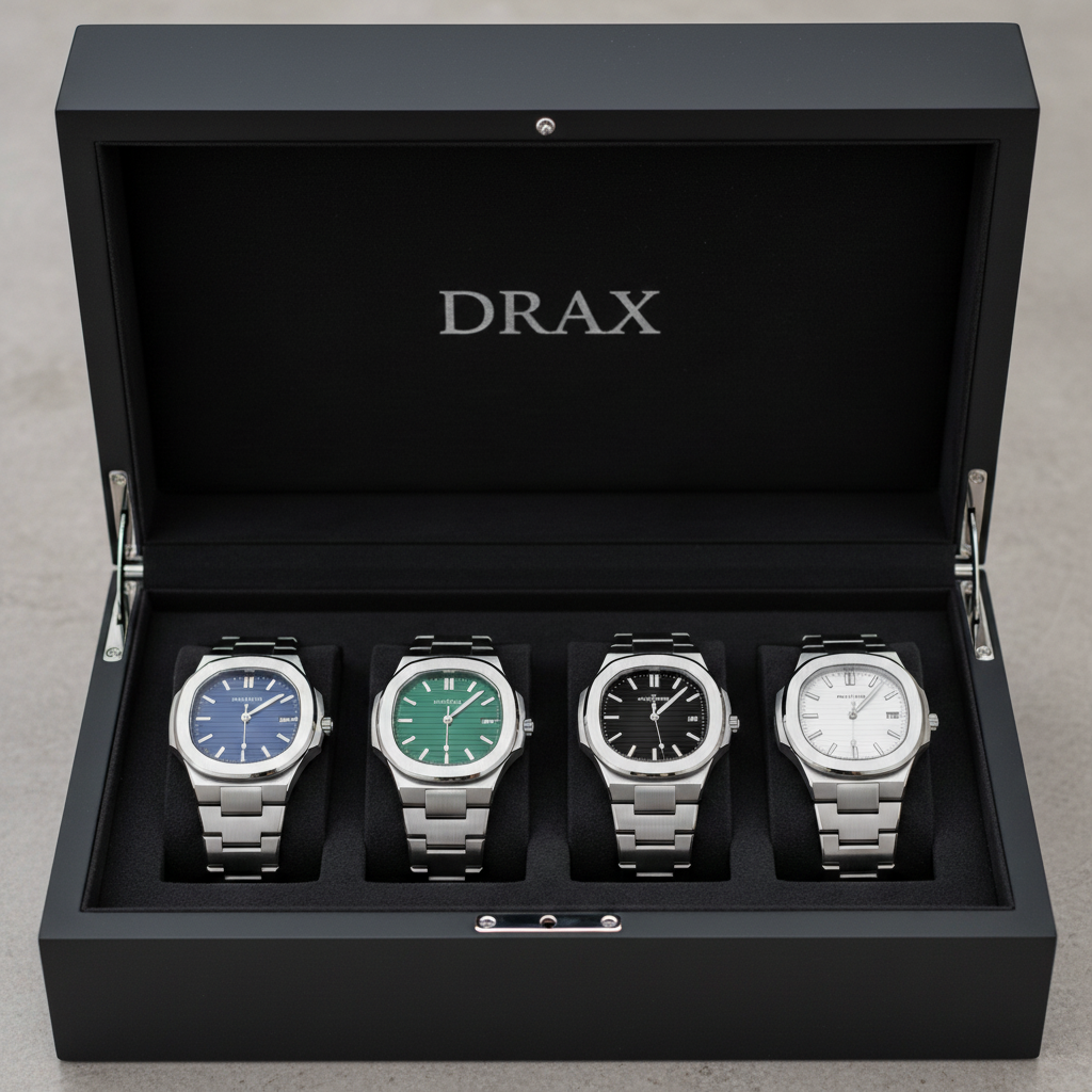 Caja con 4 Relojes Clark
