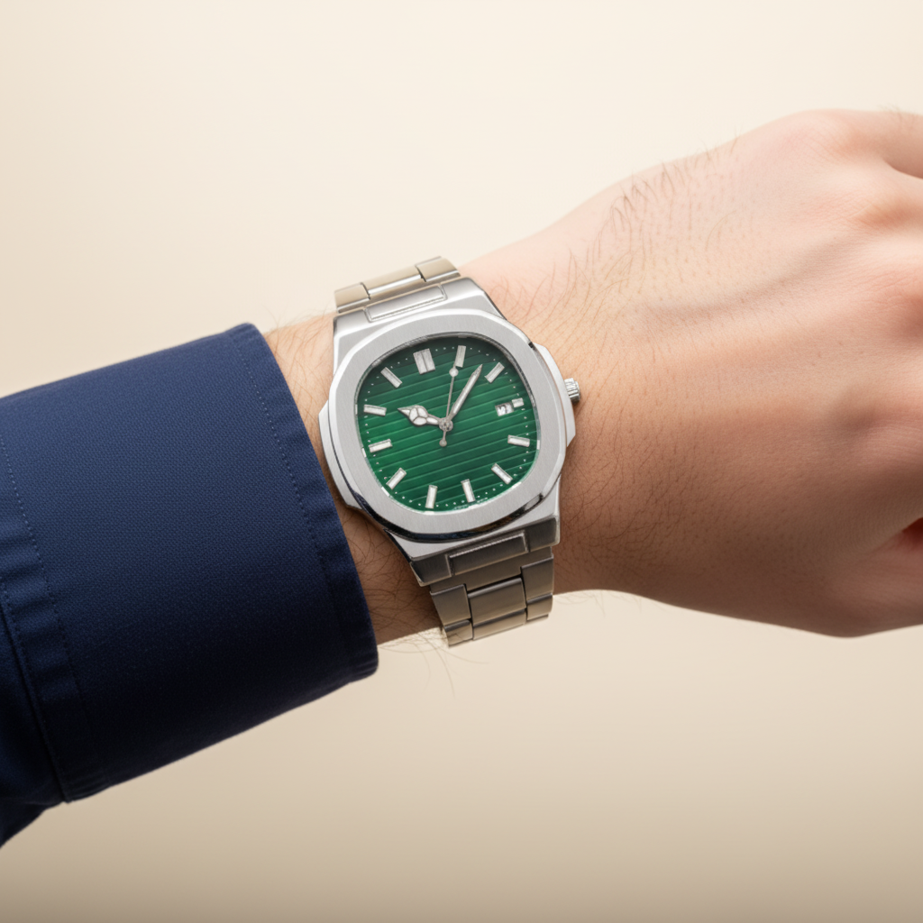 Caixa com 7 relógios de luxo da loja DRAX