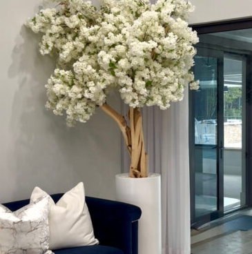 Bonsái artificial grande Glinger con la maceta incluida