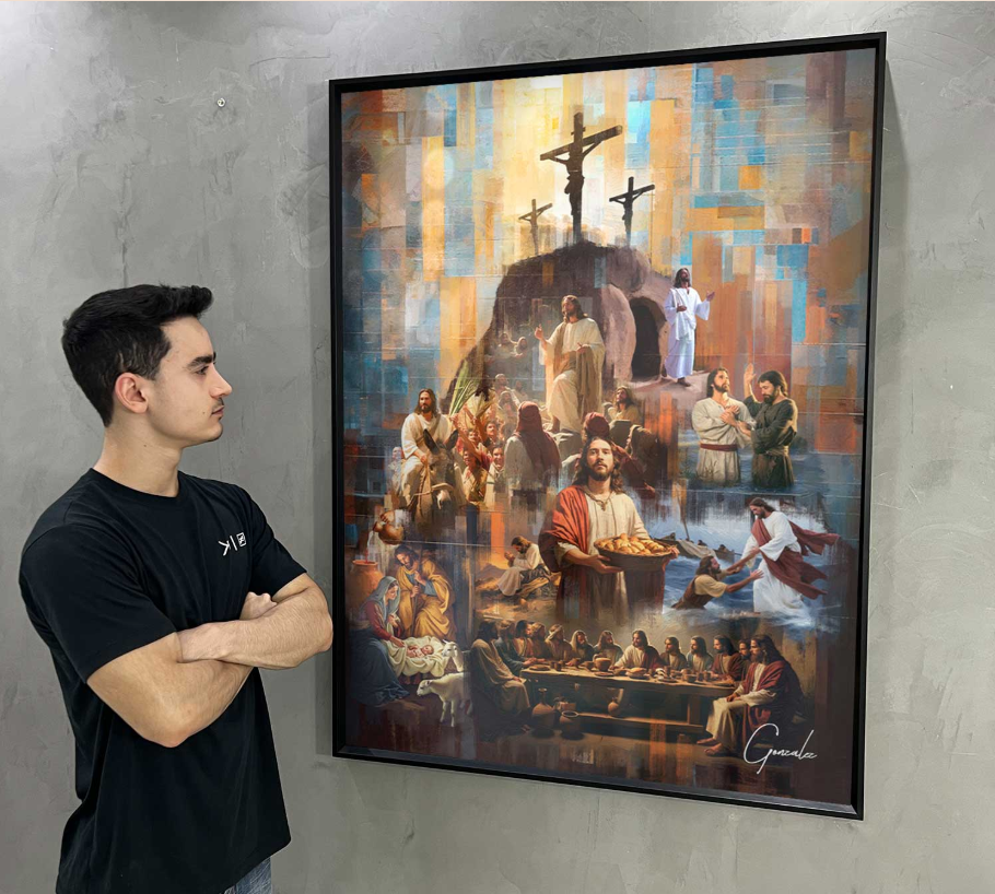 2 Cuadros (1 Cuadro “El amor de Cristo” y 1 Cuadro "El legado de Cristo")