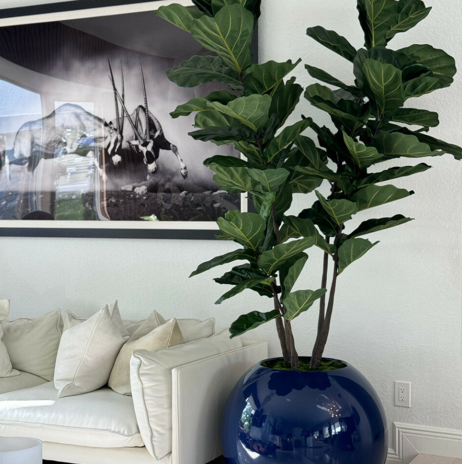 Bonsái artificial grande Carluss con la maceta incluida