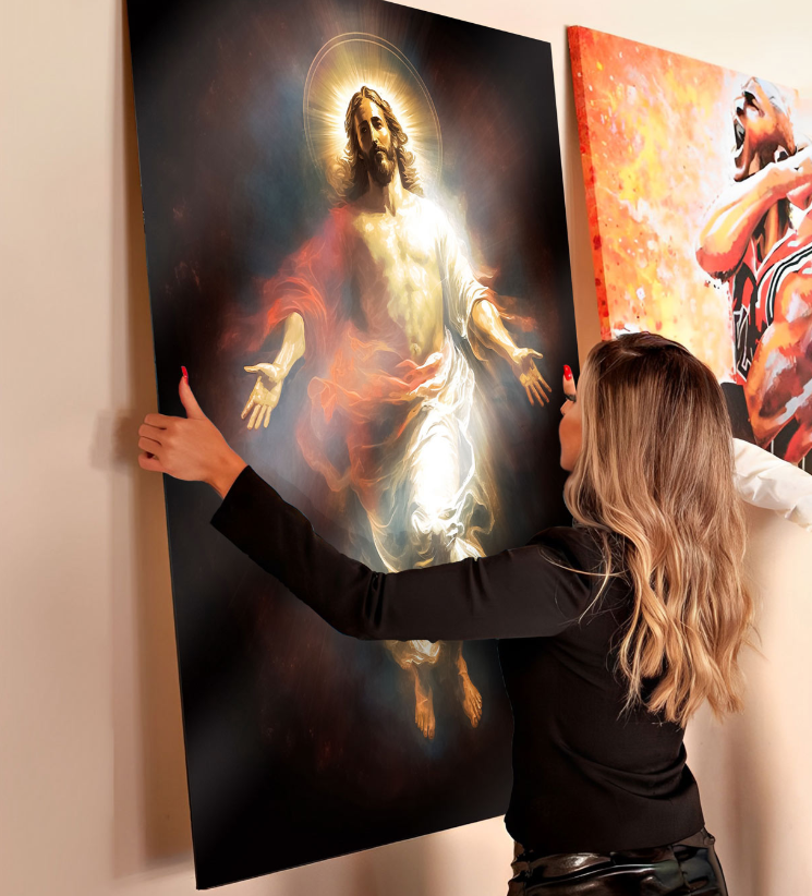 Cuadro "Bienvenido Cristo"