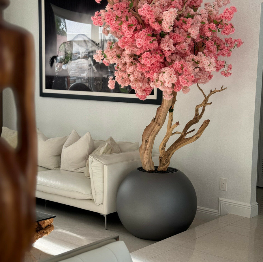 Bonsái artificial grande Lirius con la maceta incluida