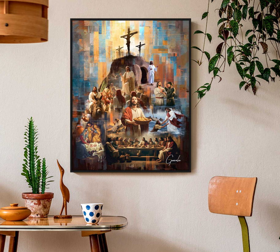 Cuadro "El legado de Cristo"