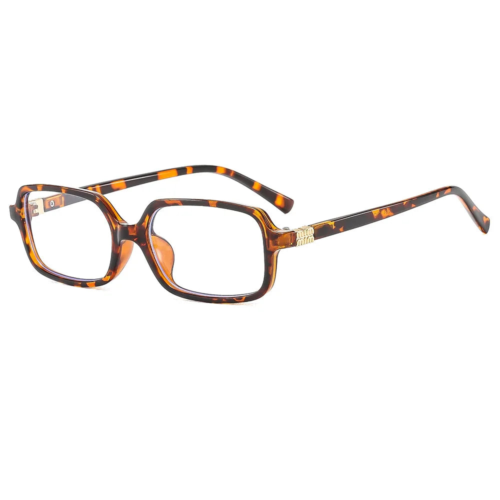 Gafas de sol rectangulares pequeñas y sexis para mujer, gafas de sol de leopardo de diseñador de marca Vintage, gafas de sol para hombre, gafas femeninas UV400