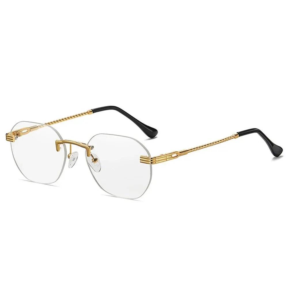 Gafas de sol retro clásicas para hombres y mujeres - Metal dorado negro marrón tonos