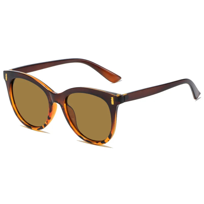 Gafas de sol cuadradas para hombre y mujer, lentes de moda populares, Retro, Color caramelo, Punk, UV400