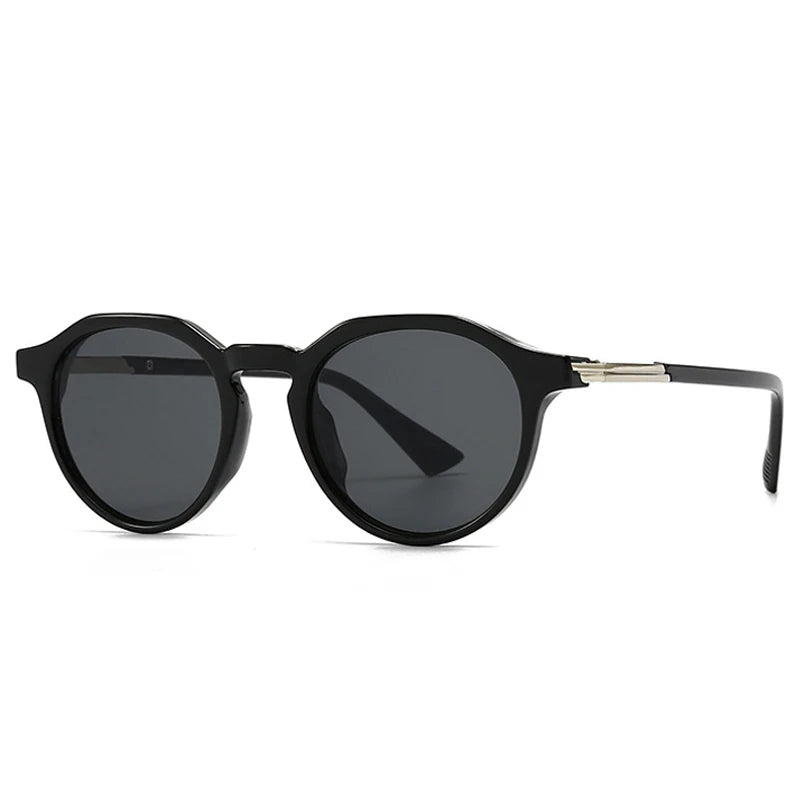SHAUNA nuevas gafas de sol redondas con gradiente para mujer, gafas de sol Retro UV400 para hombre, gafas de sol Punk de tendencia