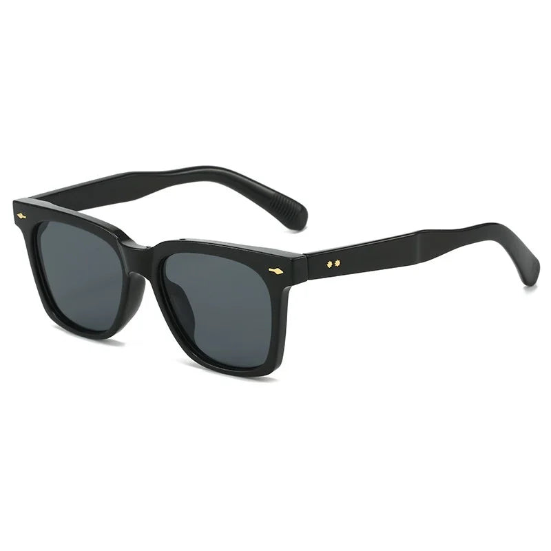 Nuevas gafas de sol cuadradas Vintage para mujer, gafas de sol naranjas a la moda para mujer, gafas de sol para hombre UV400, marca de lujo para hombre