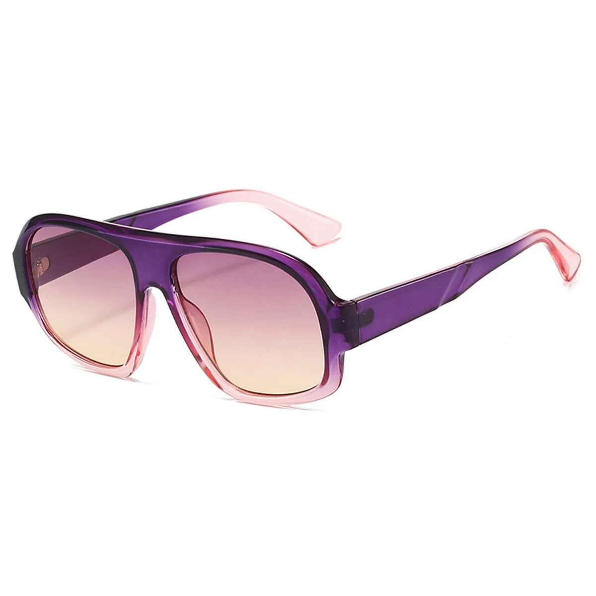 Ins Popular moda cuadrado mujeres gafas de sol gradiente marco Vintage Punk hombres tendencia tonos UV400 gafas de sol