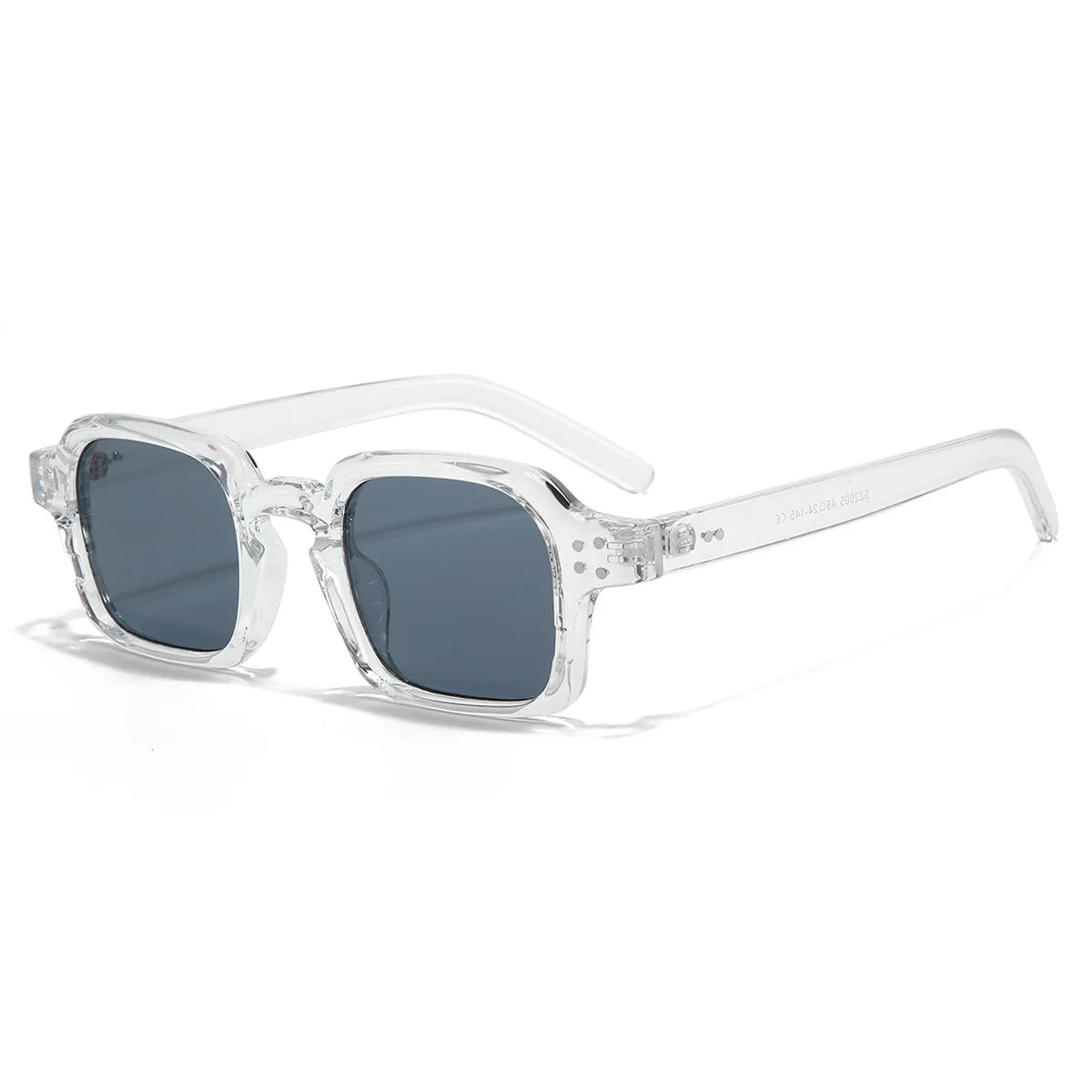 Ins-gafas de sol cuadradas con remaches para hombre y mujer, lentes populares de color verde, Punk, azul, UV400, marca de lujo Retro