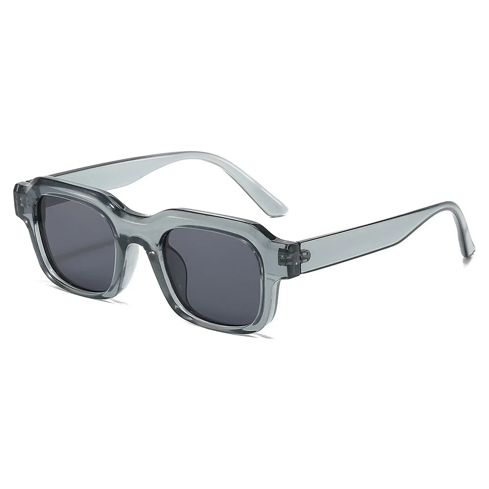Gafas De Sol cuadradas para hombre y mujer, Gafas De Sol transparentes, gafas De Sol De viaje Vintage Retro UV400 Lunette Soleil Femme Gafas De Sol