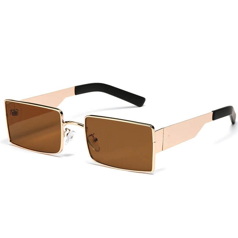 DOHOHDO, gafas De Sol cuadradas Retro para mujer, moda 20224, nuevas gafas De Sol De Metal para hombre, gafas De Sol clásicas Vintage UV400 para sombra al aire libre, gafas De Sol
