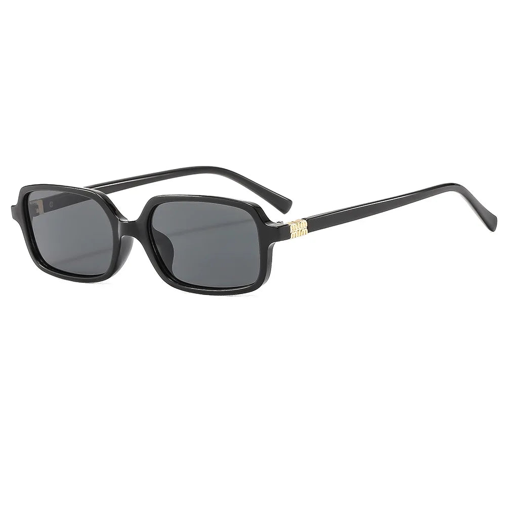 Gafas de sol rectangulares pequeñas y sexis para mujer, gafas de sol de leopardo de diseñador de marca Vintage, gafas de sol para hombre, gafas femeninas UV400