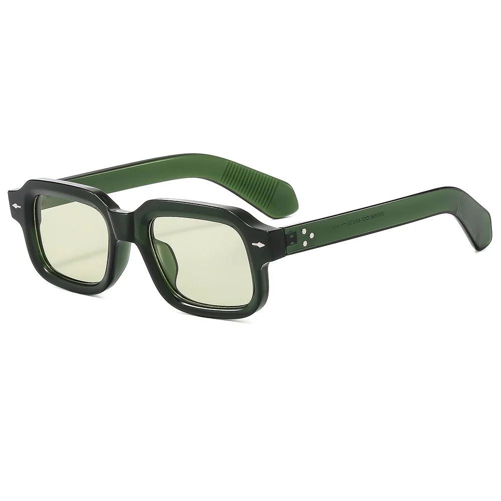 Gafas De Sol cuadradas para mujer, Gafas De Sol transparentes para hombre, Gafas De Sol para viajes y vacaciones, Gafas De Sol Retro Vintage UV400 Lunette Soleil Femme Gafas De Sol