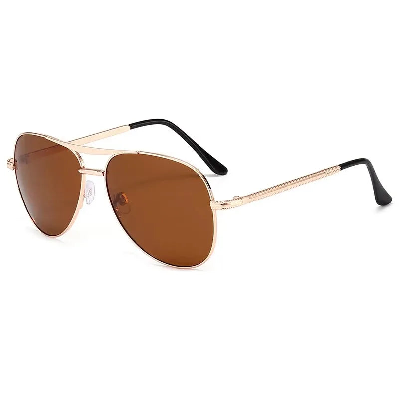 Gafas de sol polarizadas de piloto de diseño de marca para hombres y mujeres tendencia de moda ciclismo al aire libre gafas de sol de conducción de coche gafas 2025