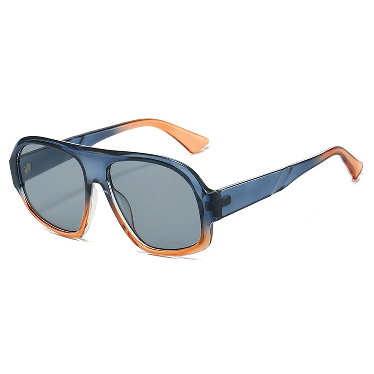 Ins Popular moda cuadrado mujeres gafas de sol gradiente marco Vintage Punk hombres tendencia tonos UV400 gafas de sol