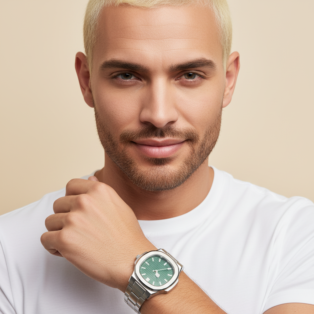 Caixa com 7 relógios de luxo da loja DRAX