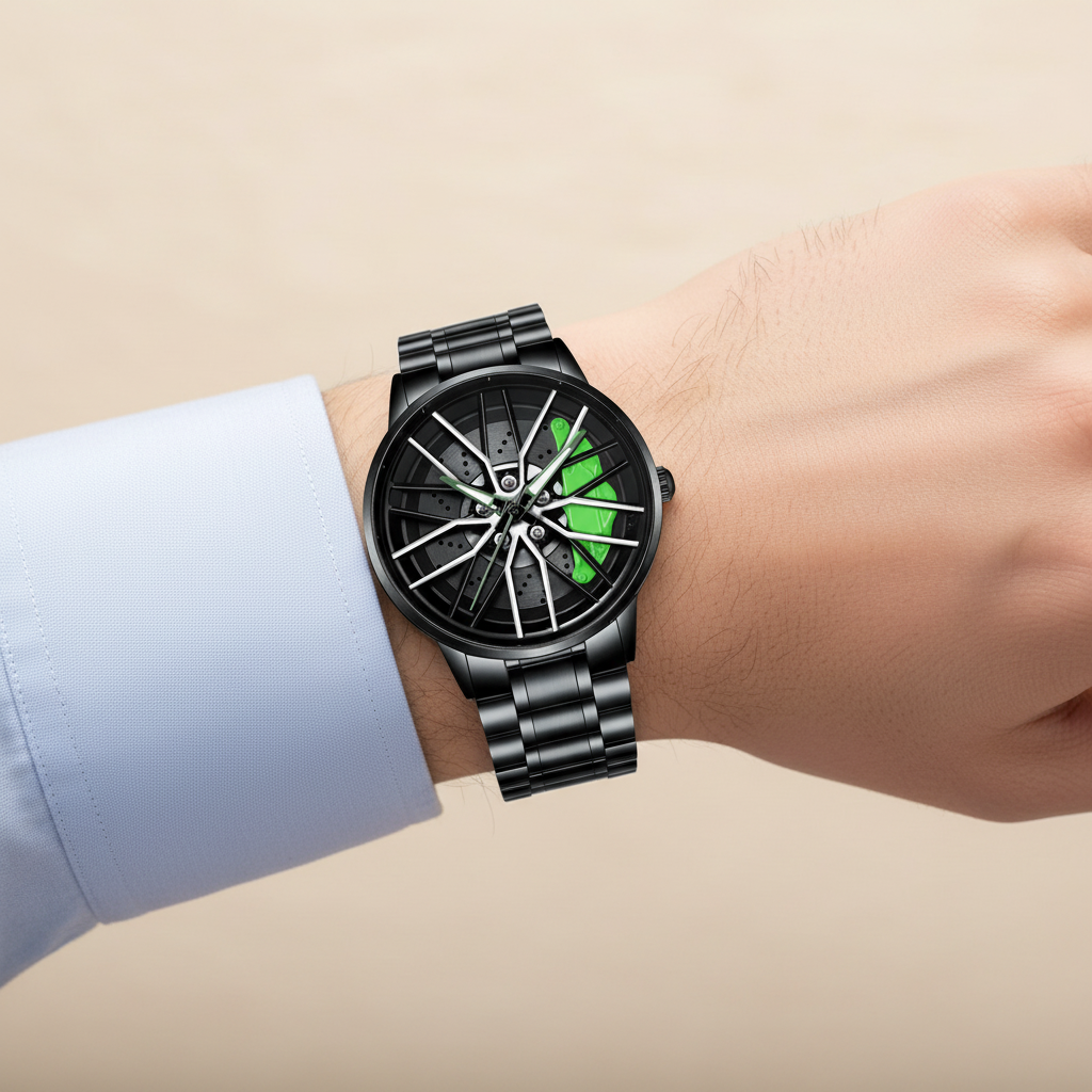 3 Relojes Rin Giratorio