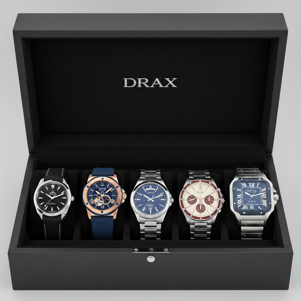 Caja con 5 Relojes (Promoción de liquidación)